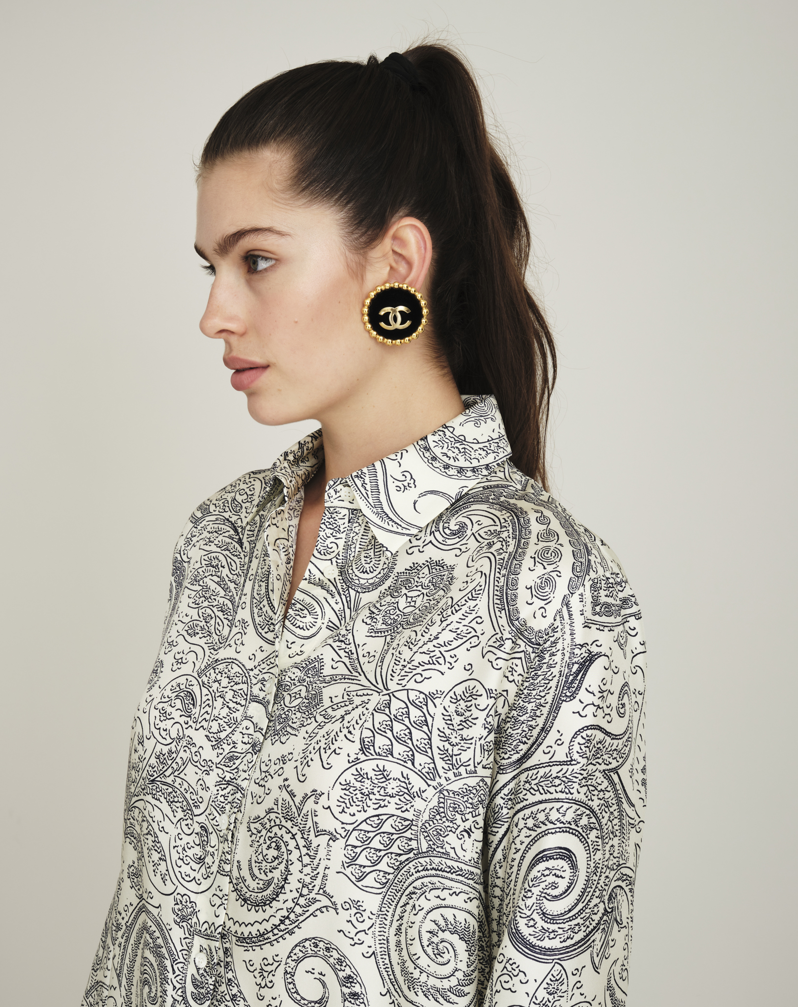 Etro - Paisley Print Silk Shirt IT42